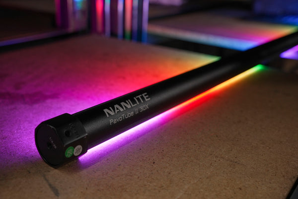 Battery Powered RGBW Tubes: Nanlite PavoTube ii 30 x