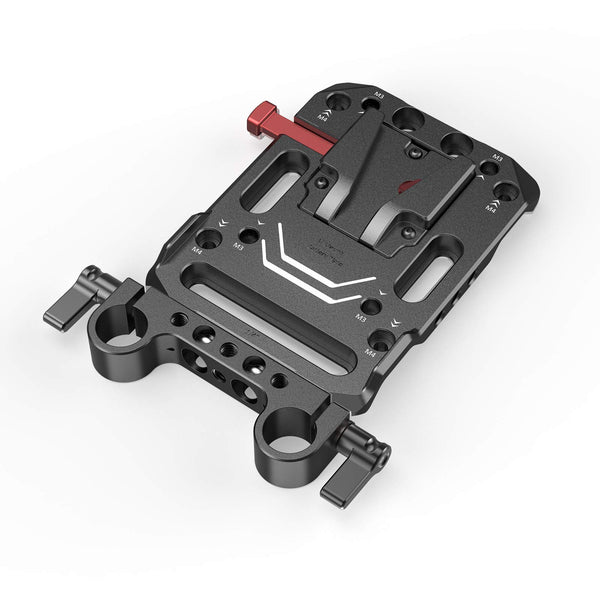 SmallRig V Mount Battery Plate with Dual 15mm Rod Clamp 3016