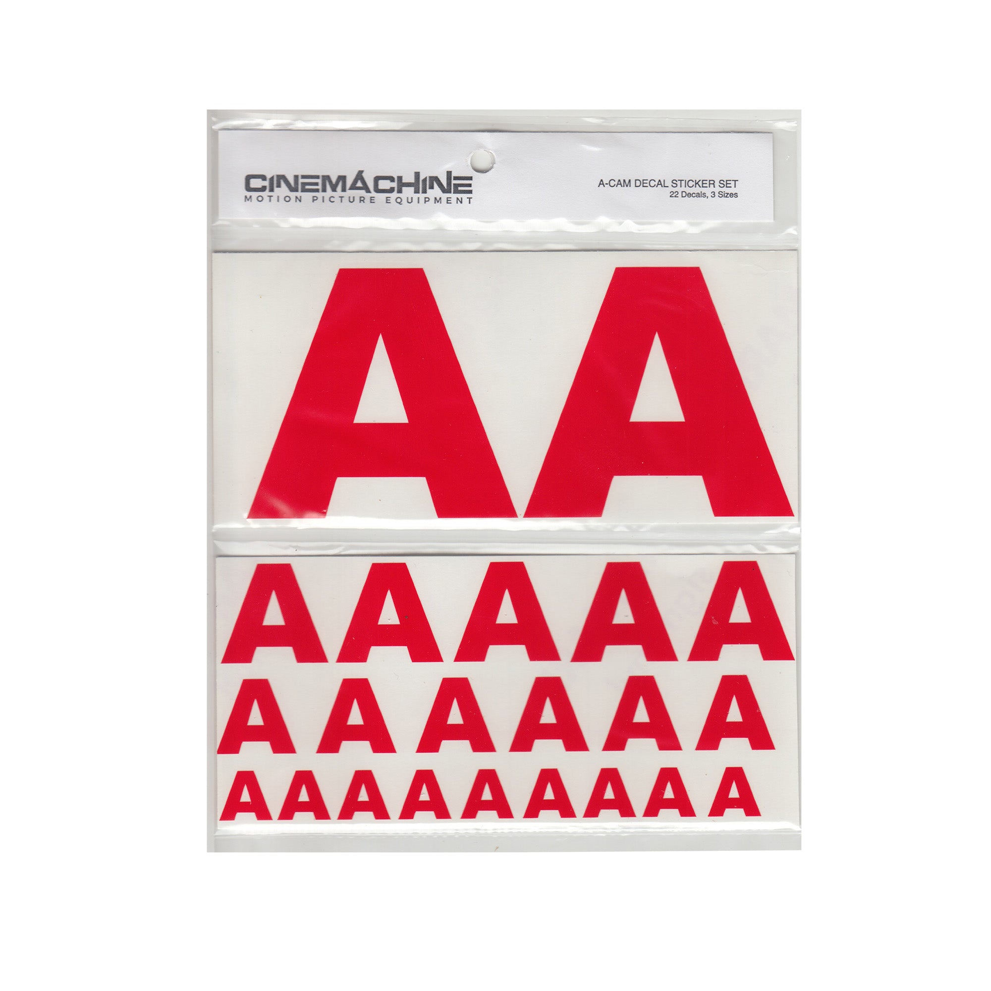 Camera Letter Decals