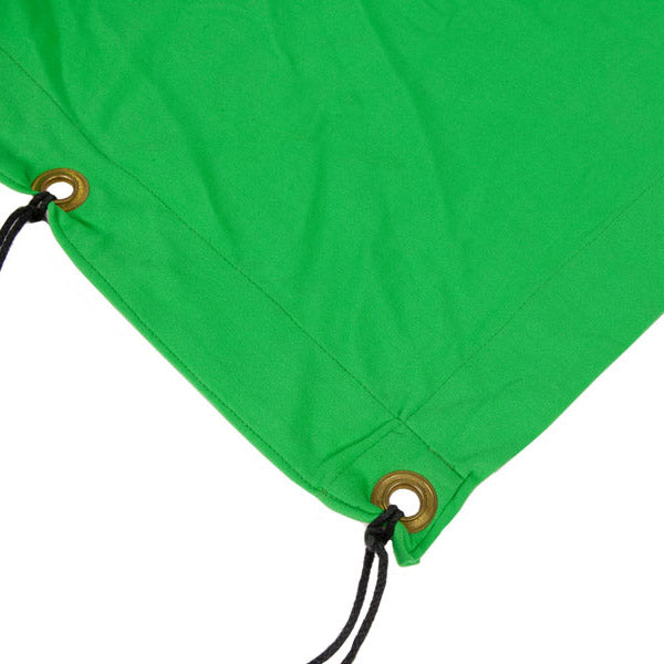 Green Screen textile with eyelets