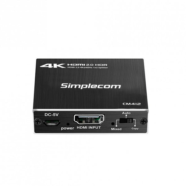 Simplecom HDMI 2.0 Splitter 4k60Hz HDR10
