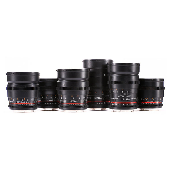 Samyang Cine Lens Kit Hire