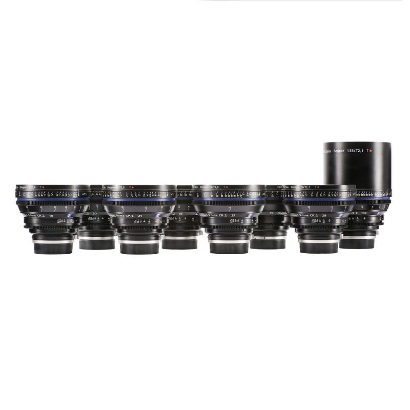 Zeiss CP.2 Compact Prime Lenses Hire